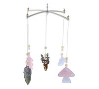 Hohopeti Carillons éoliens faits à la main pour enfants pour bébé décor de de bébé mobile bebe telephone portable bebe feutre carillon éolien mobile pour berceau