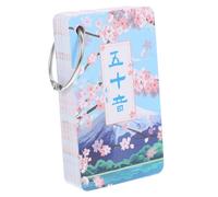 Hohopeti Cartes Apprentissage Japonais Sons avec Anneau Portable Cartes de Prononciation pour Débuter Japonais et Apprentissage Anytime Anywhere