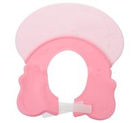 Hohopeti Casquette Garçon Fille Étanche Réglable Protège-oreilles et Yeux pour Shampooing Cape Bain Pratique et Confortable Adaptée Aux Filles Rose