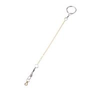 Hohopeti Chaîne De Cheville pour Perroquet avec Boucle - Cuivre Intégral Bracelet De Cheville pour Oiseaux Pied Doiseau Pivoine Laisse pour Conures