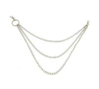 Hohopeti Chaîne de Pantalon Punk Métal à Couches pour Jeans Accessoire Hip-hop Unisexe Décoration pour Trousers