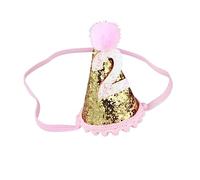 Hohopeti Chapeau Danniversaire Pour Bébé Fille 1 Pièce Accessoire Photo Pour Fille Chic Et Élégant Accessoire De Fête À Paillettes