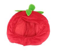 Hohopeti Chapeau Tomate Cartoon Drôle Couvre-chef Fruit pour Fête Cosplay et Accessoire Déguisement Léger et Confortable