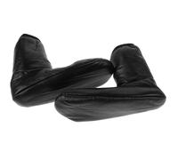 Hohopeti Chaussettes Thermiques D’Hiver Imperméables en PU Doublure Polaire Épaisse Haute Protection Cheville Taille 40-42 Chaussettes Isolantes Unisexes pour Pêche Randonnée et