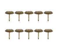 Hohopeti Clous Décoratifs Tapissier de Chrysanthème 11x13 Mm Bleu Antique, 100 Pièces, Punaises pour Meubles et Garniture, Accessoires de Fixation pour Rembourrage Intérieur