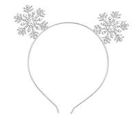 Hohopeti Coiffe de Métal pour Fêtes de Noël Tête Décoratif Festif Accessoire Cheveux Élégant pour Soirées et