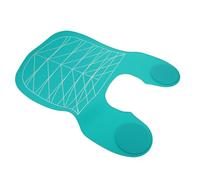 Hohopeti Coiffeur Professionnel Et Tapis De Coussinet En Silicone Cheveux Coupe De Cheveux Lestée Coupe Imperméable Châle Pour Lignes Directrices Cou Guide