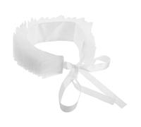 Hohopeti Col collerette blanc en dentelle victorienne à volants col décoratif détachable pour femme accessoire élégant et multifonction pour pulls chemisiers et robes style Renaissance et