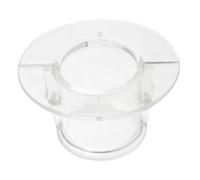 Hohopeti Collier Anti-Morsure pour Perroquet Transparent Acrylique Solide Plusieurs Tailles Facile à Démonter Protection Automutilation Tour de Cou pour Oiseaux