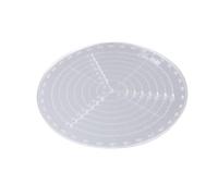 Hohopeti Compas de Menuisier en Acrylique 20 CM Diamètre, Outil de Centrage pour Tour à Bols, Règle de Dessin de Cercle Épaisse 5 MM, Outil Précis pour Tourneurs sur Bois et Bricolage