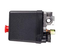 Hohopeti Compresseur d'Air Automatique 220V 90-125 Psi, Pressostat Vertical à Quatre Trous, Contrôle Pression 0,5-0,8 Mpa, Accessoire pour Pompe à Air Comprimé, Compatible Usage Domestique