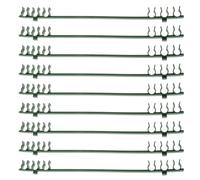 Hohopeti Connecteurs pour Piquets de Jardin et Cages à Tomates pour Treillis Extensible, Usage Intérieur et Extérieur, Plastique Solide, Facile, Rangement Compact, Support Plantes