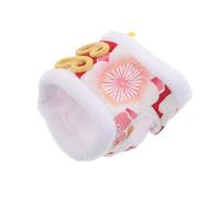 Hohopeti Costume de Vol Chaud pour Perroquet Calopsitte M Rouge, Vêtement Isolant Thermique en Tissu Respirant, Tenue Anatomique Confortable pour Petits Oiseaux et Perruches, Protection