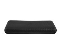 Hohopeti Coussin Cervical Plat pour Bac à Shampoing Salon Coiffure, Oreiller de Soutien en Mousse Résistante Noir, Compresse de Rinçage Cou Confortable et Facile à Nettoyer, Accessoire
