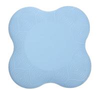 Hohopeti Coussin de Yoga pour Genoux et Coudes en Mousse Haute Densité Bleu Ciel Tapis Antidérapant, Support Confortable Portable pour Gymnastique et Exercices Pilates