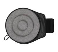 Hohopeti Coussin Pivotant Siège Auto Multifonction Antidérapant Gris Double Anneau, Coussin Rotatif Confortable pour Personnes Âgées et Femmes Enceintes, Usage Voiture et Chaise, 1 Pièce