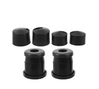 Hohopeti Coussinet Amortisseur en PU Noir pour Skateboard et Longboard, Kit D'accessoires Absorption des Chocs et Précision de Contrôle pour Équipement de Protection