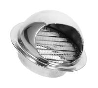 Hohopeti Couvercle de Ventilation Acier Inoxydable pour Évent Mural Conception Résistante Pluie pour Ventilation Extérieure Installation Facile et pour Maisons et Bâtiments