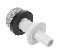 Hohopeti Crépine D'aspiration pour Pompe de Bateau Grille D'aération en Plastique et Métal, Conception Modulaire à Faible Bruit pour Vivier de Poissons Marins