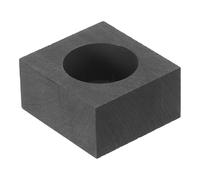 Hohopeti Creuset en Graphite 1,5 Ml pour Fusion Métaux Or Argenté, Moule de Coulée Petite Taille 24x22x12 Mm, Creuset de Raffinage Résistant la Corrosion pour Fabrication Bijoux