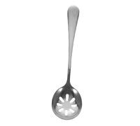 Hohopeti Cuillère Perforée Acier Inoxydable Petite Cuillère de Service Ménagère Ustensile Léger pour Servir Pâtes Salades et Soupes