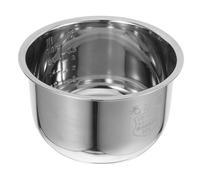 Hohopeti Cuiseur Riz Acier Inoxydable sans Revêtement Intérieur Épais Insert Cuisson Saine et Distribution Chaleur pour Cuiseurs Électriques