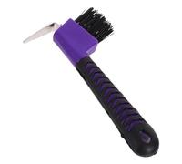 Hohopeti Cure Pied avec Brosse Antidérapante pour Chevaux Outil de avec Poignée Confortable Nettoyage des Sabots Couleur Aléatoire Couleur Aléatoire