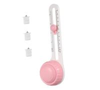 Hohopeti Cutter Circulaire Réglable pour Papier avec Gabarit de Découpe de Cercle Outil de Découpe Précis pour Scrapbooking Carton et Artisanat Livré avec Lames de Rechange