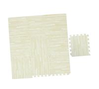 Hohopeti Dalles de Sol Eva Imitation Bois 10 Pièces 30x30x1 Cm Tapis de Sol Emboîtables pour Bébé Confort et Relaxation pour Jouer et Se Reposer