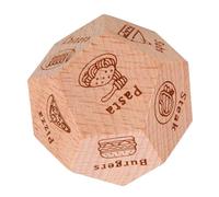 Hohopeti Dés Alimentaires Créatifs pour Décision de Repas Jeu de Soirée Amusant pour Dîner Idée Cadeau Originale Accessoire Pratique pour Choix Alimentaire