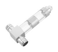 Hohopeti Diffuseur de Co2 Externe 16mm pour Aquarium en Acier Inoxydable avec Compteur de Bulles Intégré, Atomiseur à Bulles Fines pour Plantes Aquatiques, Système de Diffusion Précis