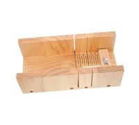 Hohopeti Double Slots Wood Soap Cutter Mold Soap Cutting Tool For Handmade Cake And Sugar Cubes Lightweight And Compact Holder For Easy Trimming Decoration