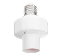 Hohopeti Douille Détecteur de Mouvement E27 Contrôle Intelligent de Délai, Compatible Plupart des Lampes Domestiques, en Abs Alliage Zinc, pour Maison et Centre Commercial