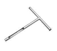 Hohopeti Échantillonneur de Sol en Acier Inoxydable T à Poignée, Outil D’échantillonnage Manuel pour Jardin et Pelouse, 52 X 25 Cm, Sonde de Prélèvement Robuste et Portable pour Analyse