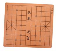 Hohopeti Échiquier Pliable PU pour Xiangqi et Go Tapis à Rouler Plateau de Jeu Chinois Polyvalent Adapté Étudiants et Adultes