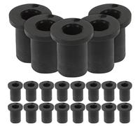 Hohopeti Écrous pour Pare-Brise Moto M8-32 à Sertir, 25 Pièces, Insert en Laiton, 0,499 de Longueur, Fixation Compatible Gm347065, Accessoires Moto, Kit de Remplacement Visserie