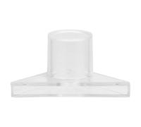 Hohopeti Embout de Vanne à Bec de Canard pour Aquarium en Abs Contrôle du Débit d'eau et Design Transparent, pour Aquarium d'eau Salée ou Poisson