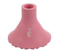 Hohopeti Embouts de Canne en Caoutchouc 19 Mm Antidérapants, Protection Remplaçable pour Bâtons de Marche et Randonnée, Pied de Canne Rose Souple Absorbant les Chocs, Accessoires Sécurisés