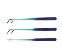 Hohopeti Ensemble De 3 Pinces pour Nourrir Les Animaux Comprendant Une Pince Courbe en Acier Inoxydable en Métal pour Poissons Et Aquarium