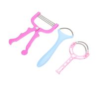 Hohopeti Épilateur Facial Manuel à Ressort pour Femmes Lot de 3 Pièces Petit Format Épilation Visage Menton Lèvres Beauté Portable Usage Quotidien