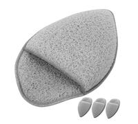 Hohopeti Éponges Exfoliantes Visage Réutilisables 4 Pièces Goutte D’eau Douces pour Nettoyage Peau Sensible et Démaquillage Précis Quotidien