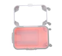Hohopeti Étui à Faux Cils en Plastique Petit Format Étanche Valise Voyage Rose Rangement Sécurisé pour Jeunes Filles