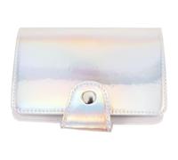 Hohopeti Étui de rangement pour plaques de stamping ongles, organizer compact avec emplacements multiples, fermeture à bouton-pression, protection durable pour accessoires nail art