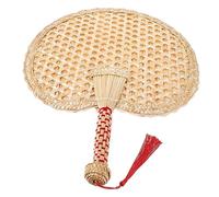 Hohopeti Éventail Main Tissé Main Style Vintage Éventail De Poche Pour Chambre Froide