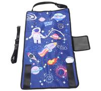 Hohopeti Extension de Siège Avion pour Tout-petits Portable et Lit de Voyage Garçon Fille Compatible Avions et Trains Design Attrayant Bleu Étoilé