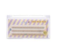 Hohopeti Extensions de Cils Individuelles Marron Caramel 10 MM Aspect Naturel Outils de Maquillage pour Usage Quotidien et Regard Chic