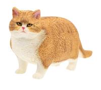 Hohopeti Figurine De Chat Simulée Réaliste pour Et Filles, Modèle De Courte, Plastique Solide, Décoration Ludique pour Chambre Et Espace Éducatif,