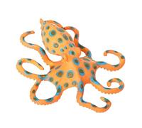 Hohopeti Figurine de Pieuvre Réaliste Plastique Modèle de Décoration Légère et Éducative Simulation Animal Océanique pour Apprentissage et Collection