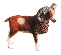 Hohopeti Figurine Modèle Animal Sauvage Précis de Mouflon en Résine pour Garçon et Filles Identification Animale pour Projets Scolaires et Décoration D'intérieur