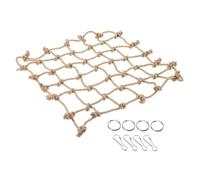 Hohopeti Filet Escalade pour Perroquet Corde Robuste Hamac Suspendu Renforcé pour Cage Grimper Oiseau Nid Activité pour Perroquet et Animal